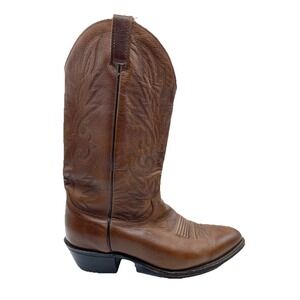 Dan Post Boots Milwaukee Round Toe Cowboy Mid Calf Brown Western Mens 10.5 EW